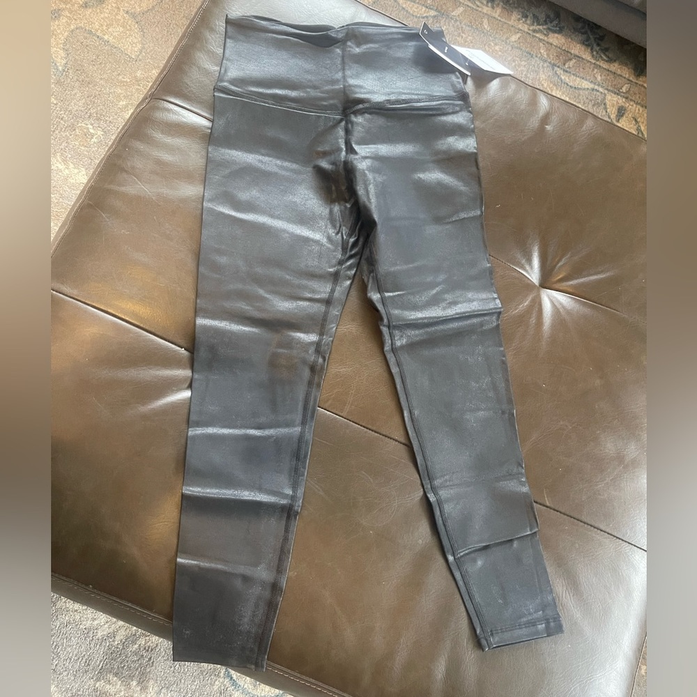 BEYOND YOGA LUXE LEATHERETTE HIGH WAISTED MIDI LEGGING